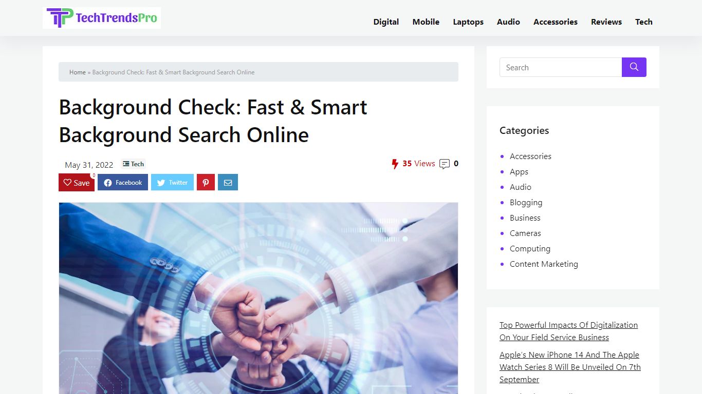 Background Check: Fast & Smart Background Search Online - Tech Trends Pro